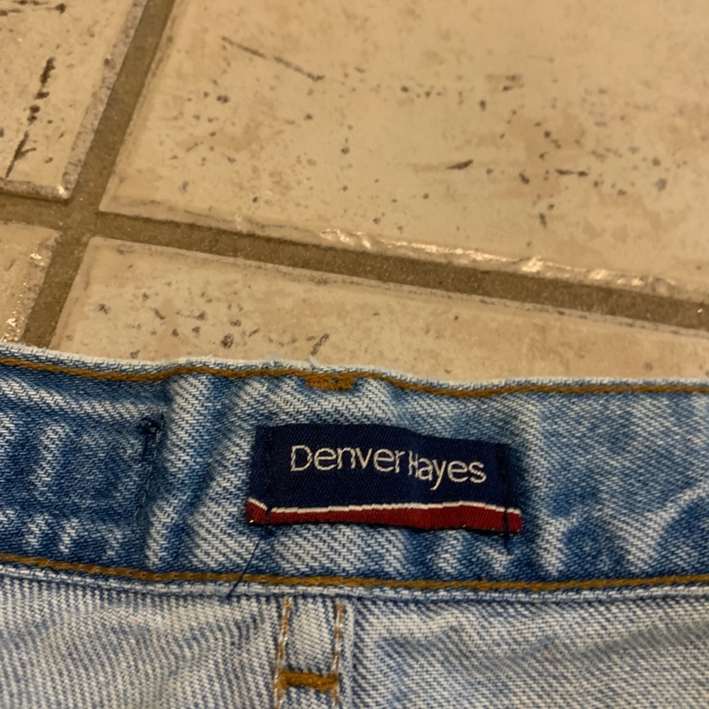 💜 Denver Hayes 31x34 Light Wash Straight Leg Jeans 100% Cotton - Picture 2 of 8